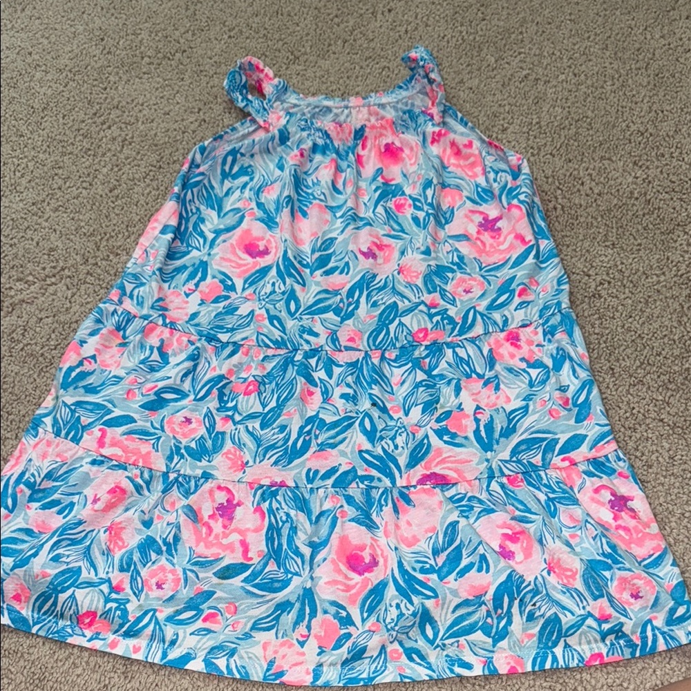 Girls Lilly Pulitzer midi dress medium 6-7